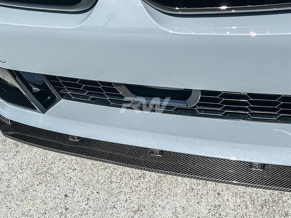 BMW F97 X3M LCI RW Signatures Carbon Fiber Front Lip Spoiler