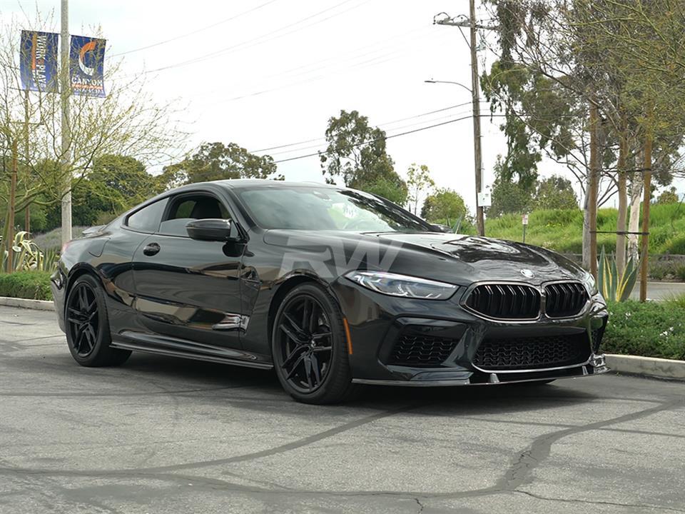 rw carbon fiber bmw f91 f92 f93 m8 signature style cf front lip