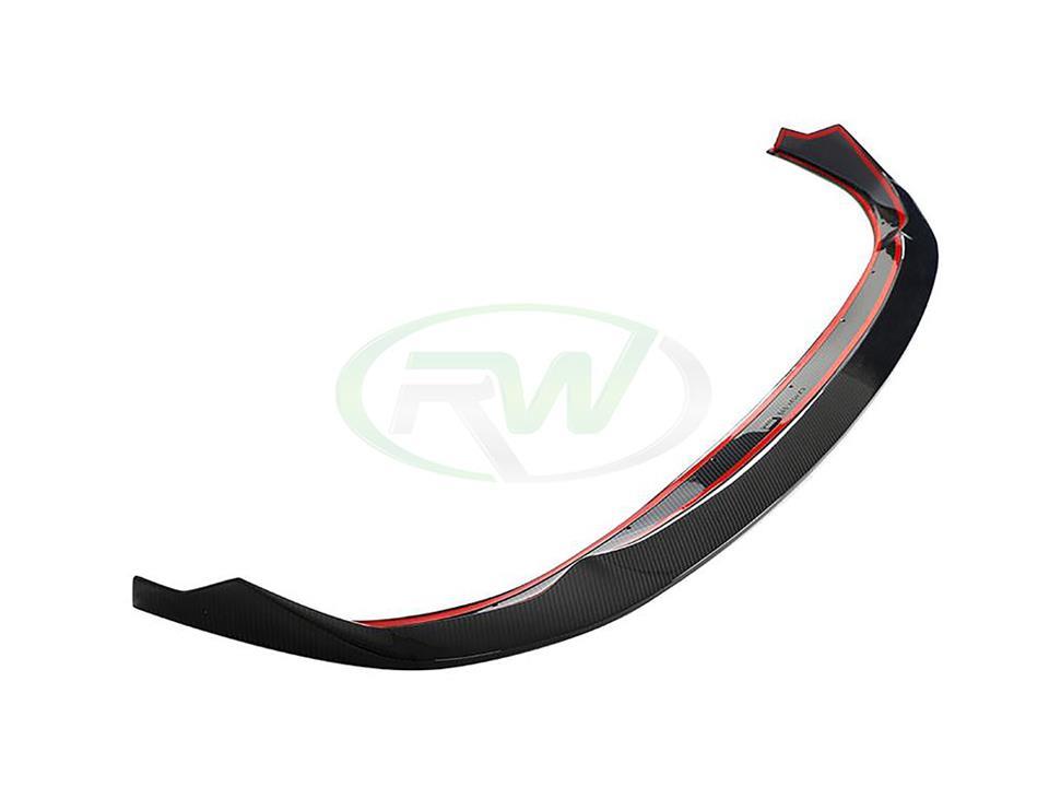 rw signatures bmw g20 carbon fiber front lip