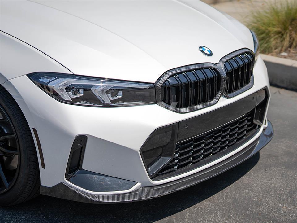 rw signatures bmw g20 carbon fiber front lip