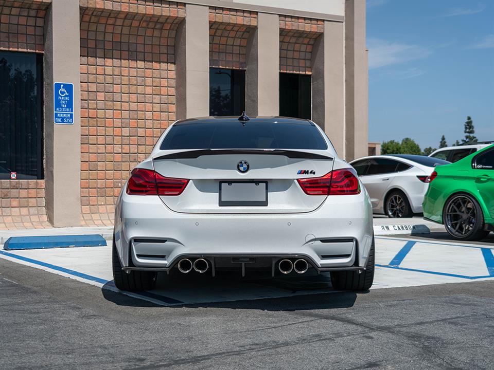 rw carbon fiber bmw f8x signature carbon fiber diffuser