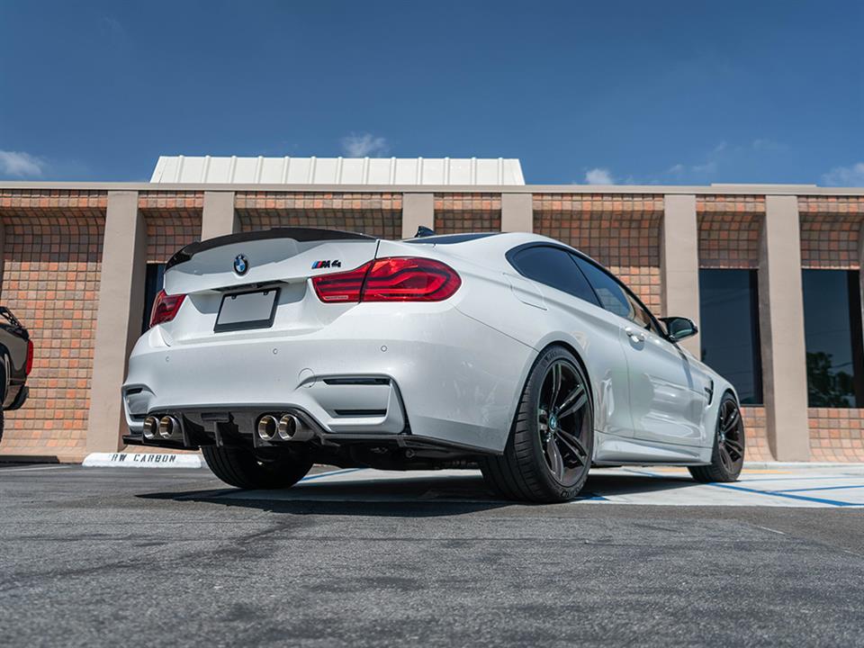 rw carbon fiber bmw f8x signature carbon fiber diffuser