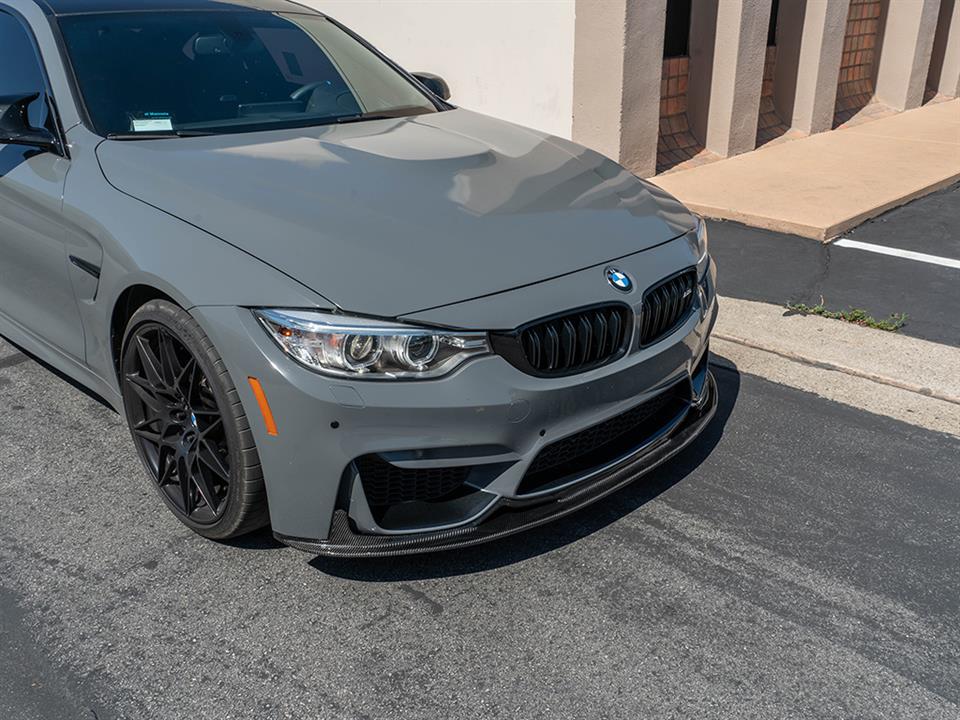 rw carbon fiber bmw f82 m4 rw signature carbon fiber front lip