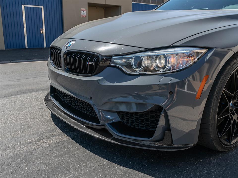 rw carbon fiber bmw f82 m4 rw signature carbon fiber front lip