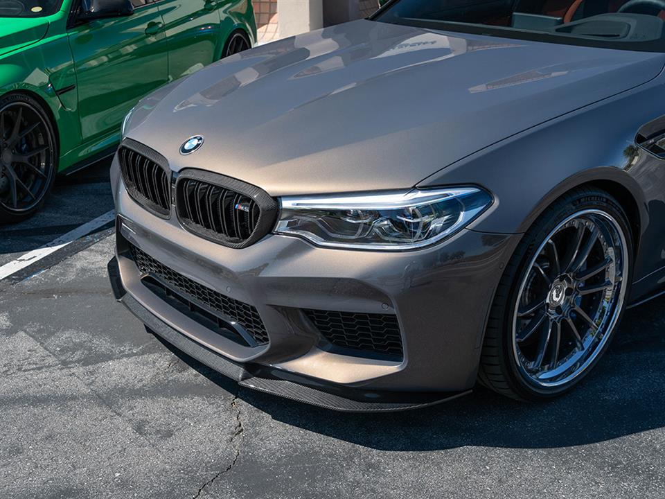 rw signatures carbon fiber bmw f90 m5 signature front lip