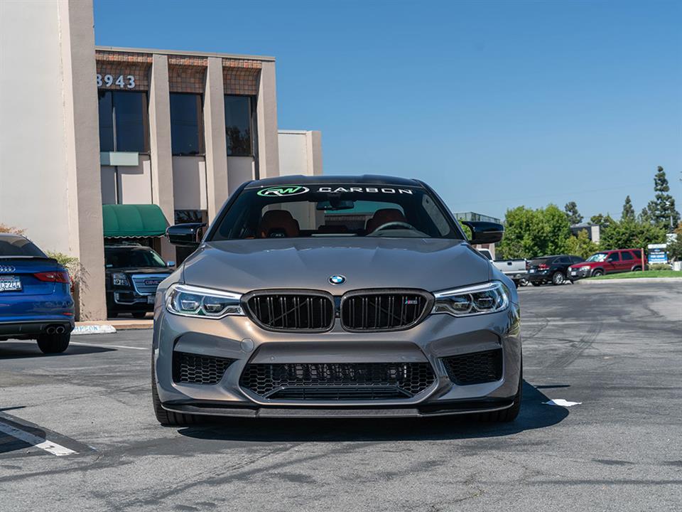 rw signatures carbon fiber bmw f90 m5 signature front lip