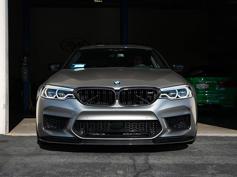 rw carbon fiber bmw f90 m5 signature carbon fiber front lip