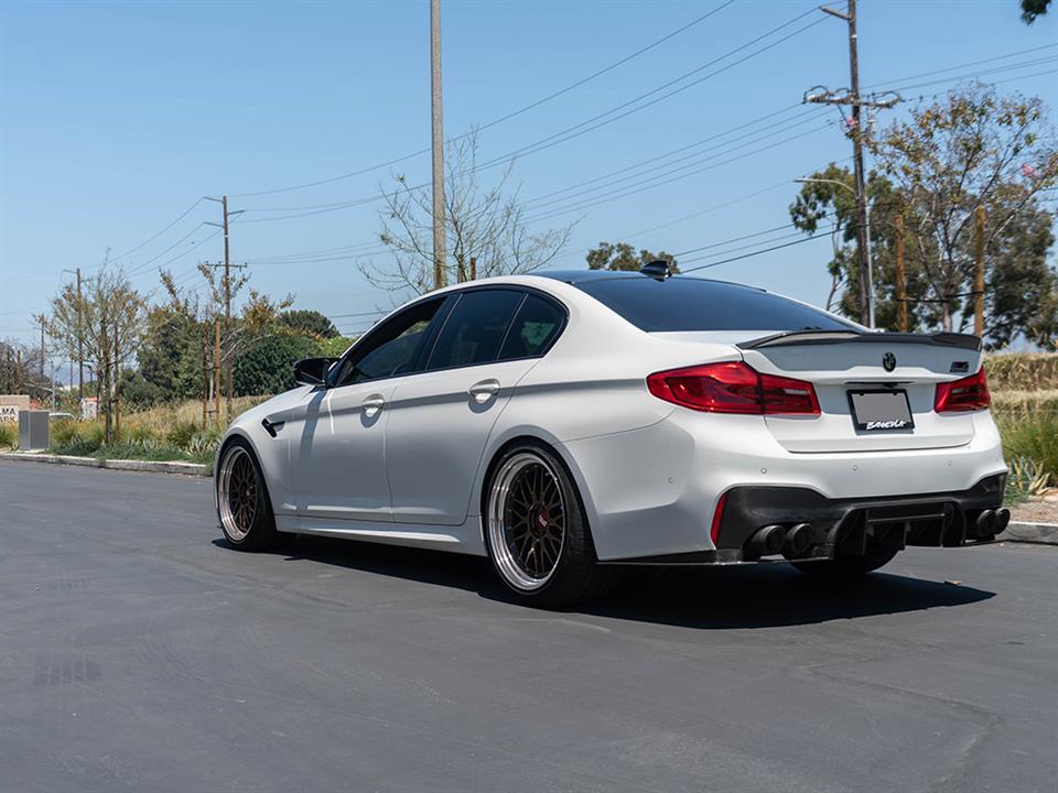 rw signatures bmw f90 rws carbon fiber rear diffuser