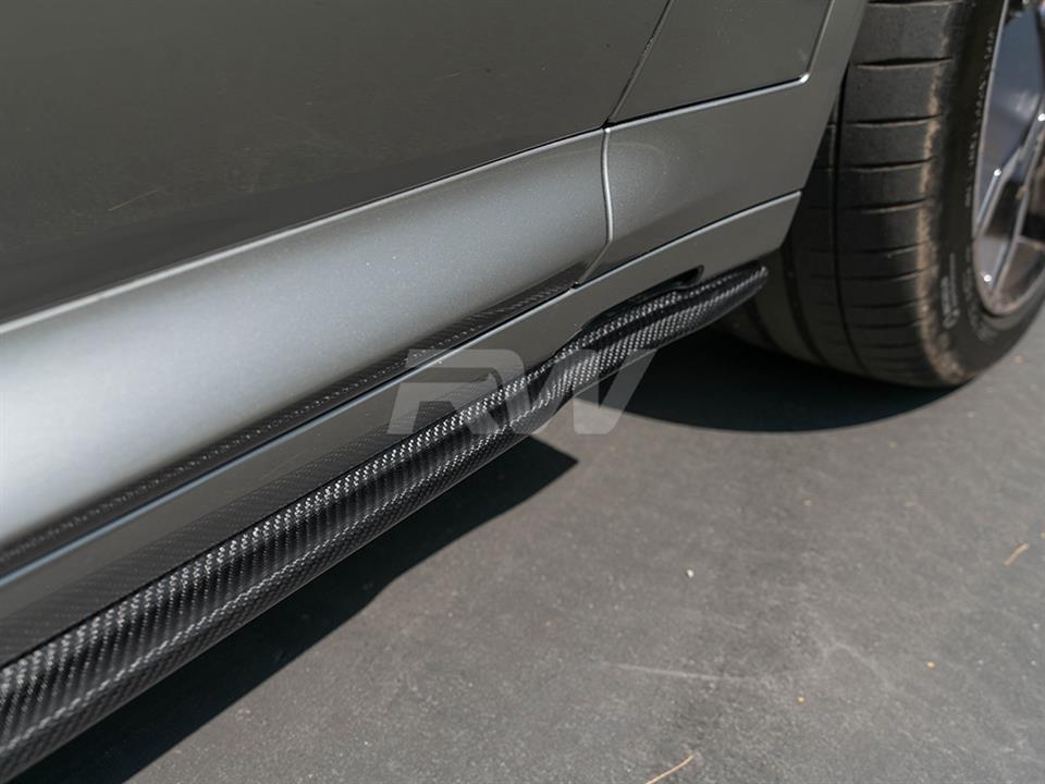 BMW G01 F97 F98 X3 X3M X4M RWS CF Side Skirt Extensions