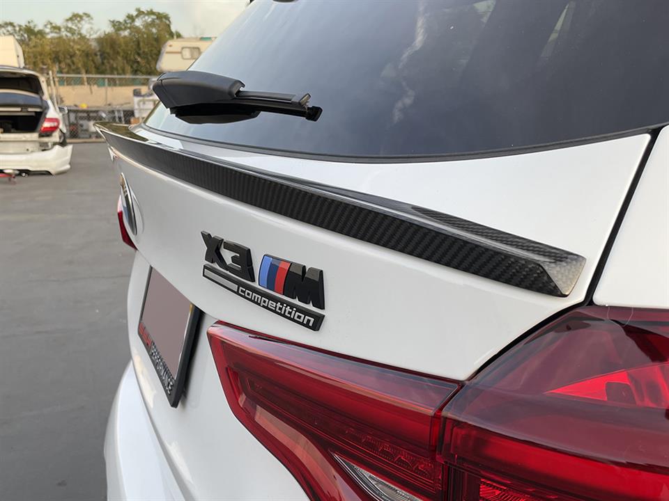 BMW F97 G01 X3/X3M RWS Carbon Fiber Mid Spoiler