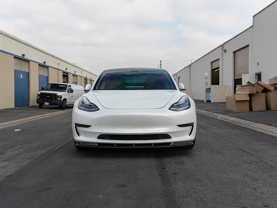 rw carbon fiber tesla model 3 rw signatures carbon fiber front lip