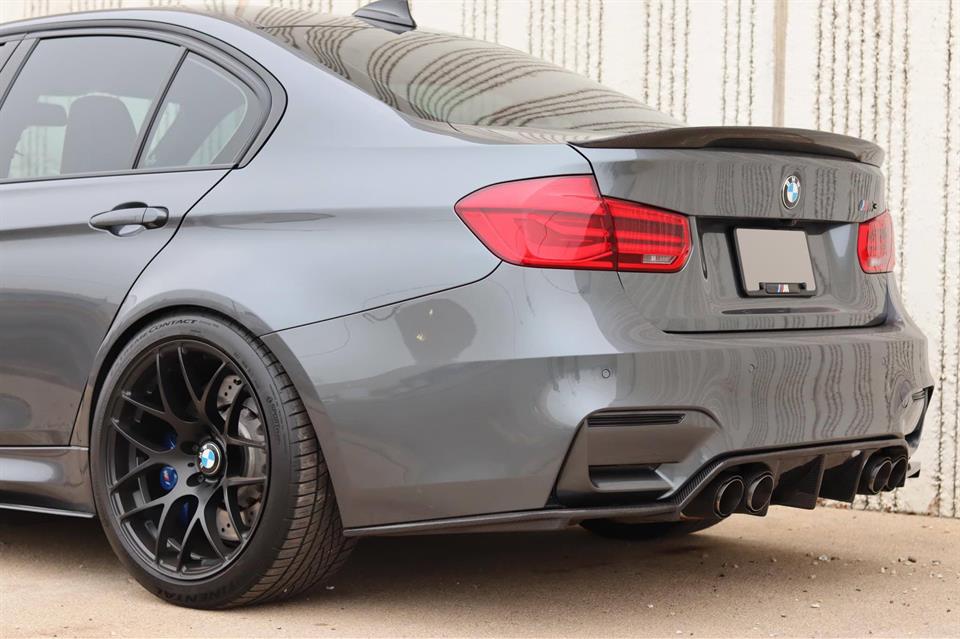 rw carbon fiber bmw f80 m3 cf signature rear diffuser