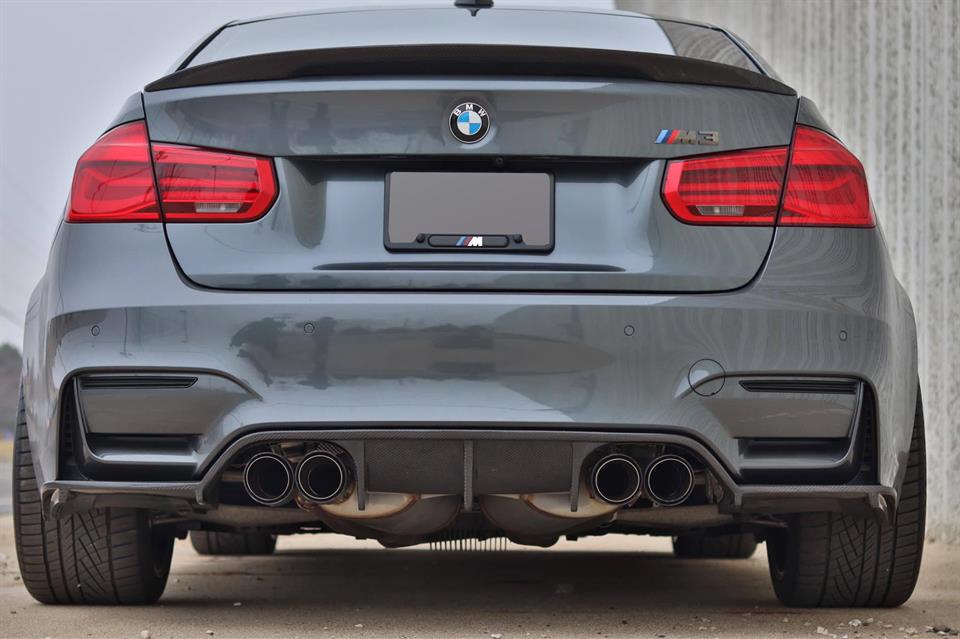 rw carbon fiber bmw f8x signature carbon fiber diffuser