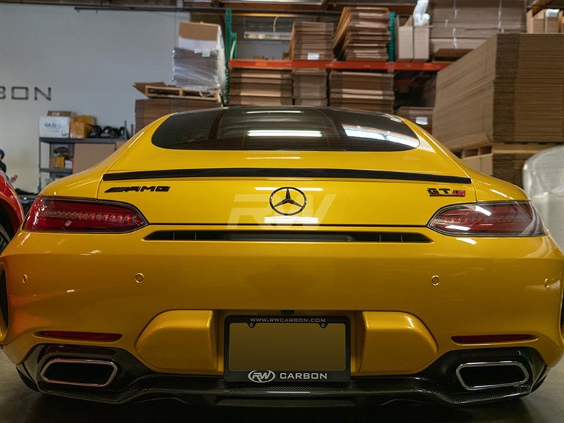 Mercedes C190 GT GTC GTS RWS CF Trunk Spoiler / 