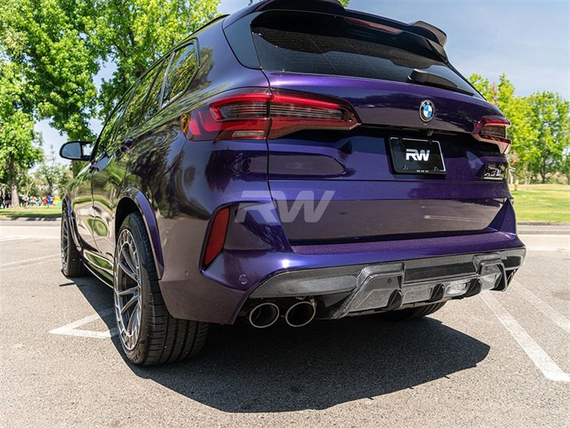 RW Signatures BMW F95 X5M/F96 X6M Carbon Fiber Diffuser / 