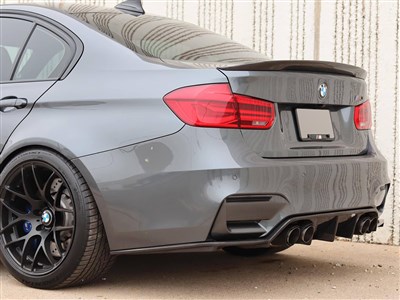 RW Signatures BMW F80 F82 F83 M3 M4 Carbon Fiber Big Fin Diffuser