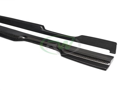 RW Signatures BMW F96 X6M RWS Carbon Fiber Side Skirt Extensions