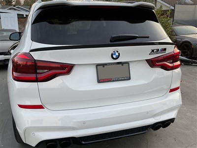 RW Signatures BMW F97 G01 X3M X3 Carbon Fiber Mid Spoiler