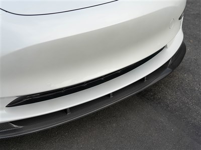 RW Signatures Tesla Model 3 Carbon Fiber Front Lip Spoiler