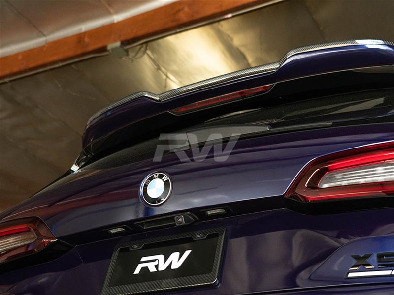 RW Signatures BMW F95 X5M Carbon Fiber Roof Spoiler