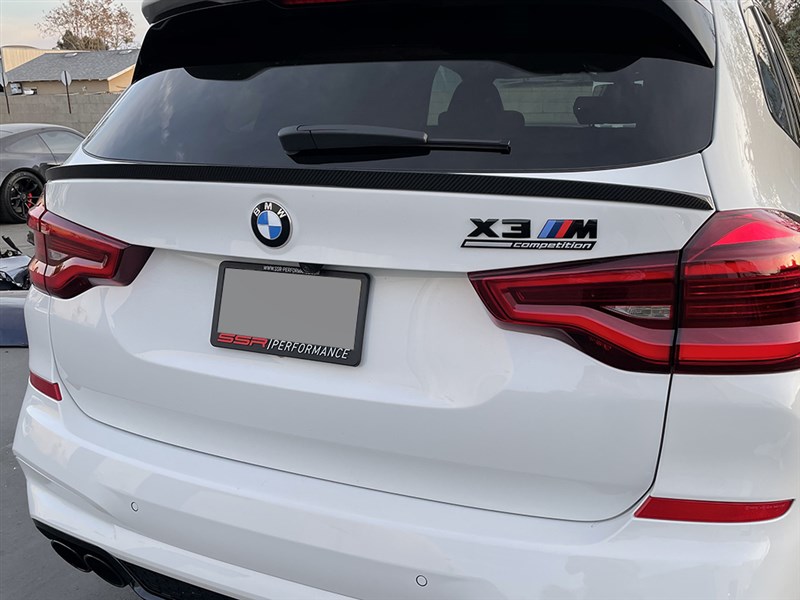 RW Signatures BMW F97 G01 X3M X3 Carbon Fiber Mid Spoiler